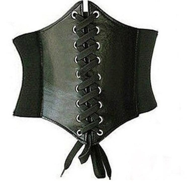 HargaTerRendah Obi / Ikat Pinggang / Belt Wanita Korset Lebar Hitam Hanya Sekarang ❇