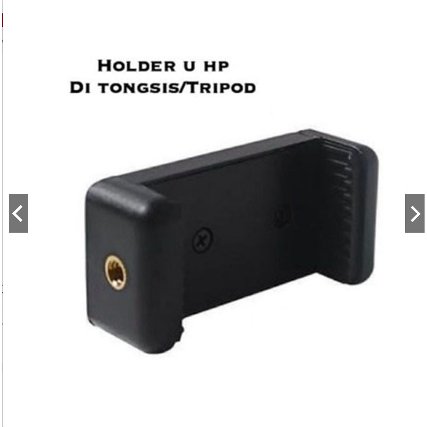 Holder Hp MODEL U MPH-B Tongsis Universal Holder For Handphone / HOLDER TONGSIS,TRIPOD, DLL