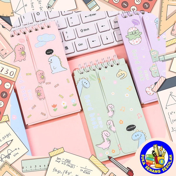 

Buku Tulis Mini Note Pad Motif Dino B0041