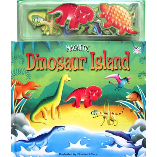 Dinosaur Island A Magnetic Play Book