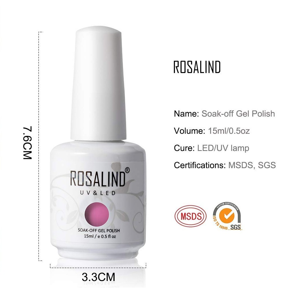 (41-58) ROSALIND GEL NAIL POLISH UV LED / Kutek / Cat Kuku / UV Gel Polish ROSALIND