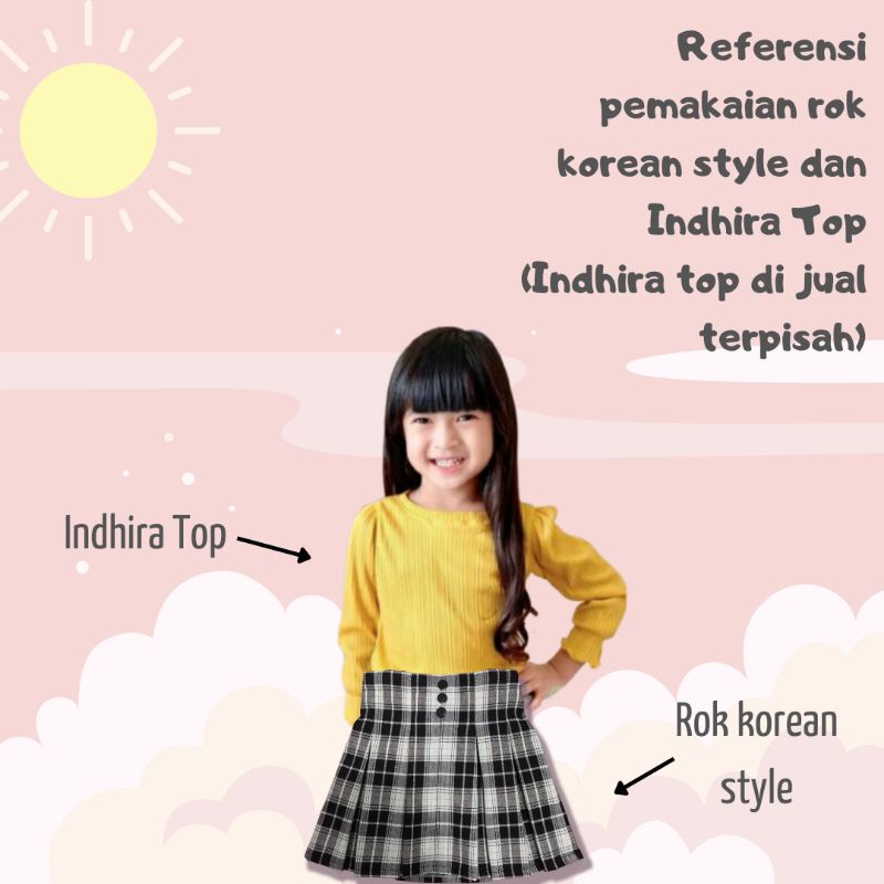 ROK ANAK//ROK PENDEK ANAK//ROK KOREAN STYLE