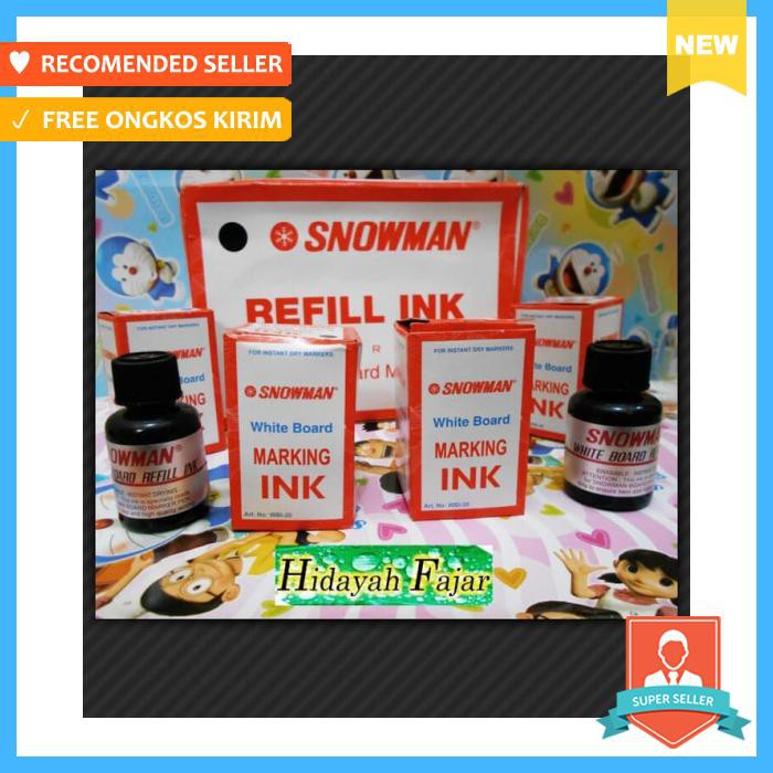 

Spidol Papan Tulis - Spidol Snowman / Tinta Snowman White Board - Alat Tulis