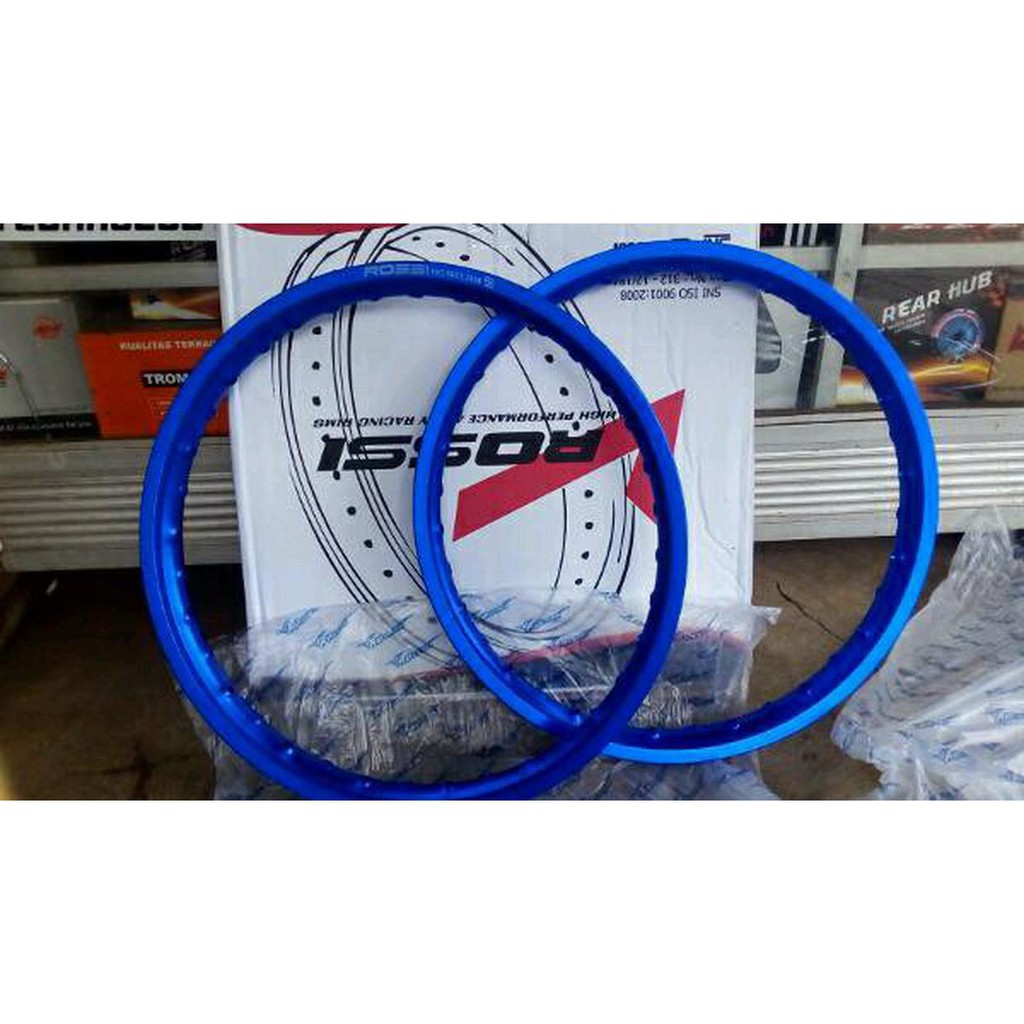 Velg Rossi Ring 17 Lebar Depan 160 Belakang 185 Harga Untuk 1