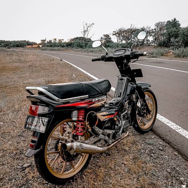 Knalpot Astrea Grand Legenda Spek 115cc 130cc Pekajaman Muffler suara matepp