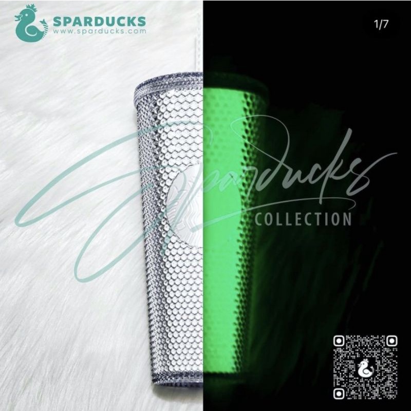 Tumbler Starbucks Bling Glow In The Dark The Timid Ghost