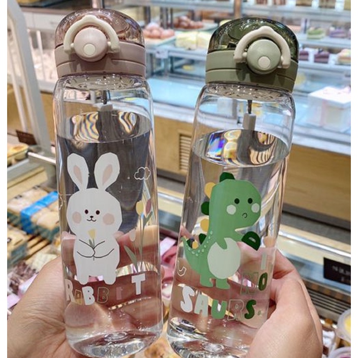 AX-913 Botol Minum Motif Karater Binatang Lucu 480ML