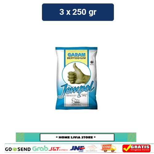 

Cap Jempol Garam Beryodium 3 x 250 gr