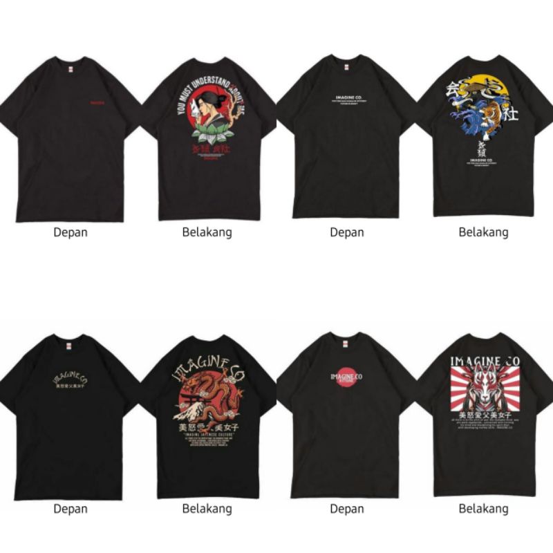 Kaos Ts Japan Series Imagine Original | Kaos Imagine | T-shirt Imagine | ts Imagine | original produ