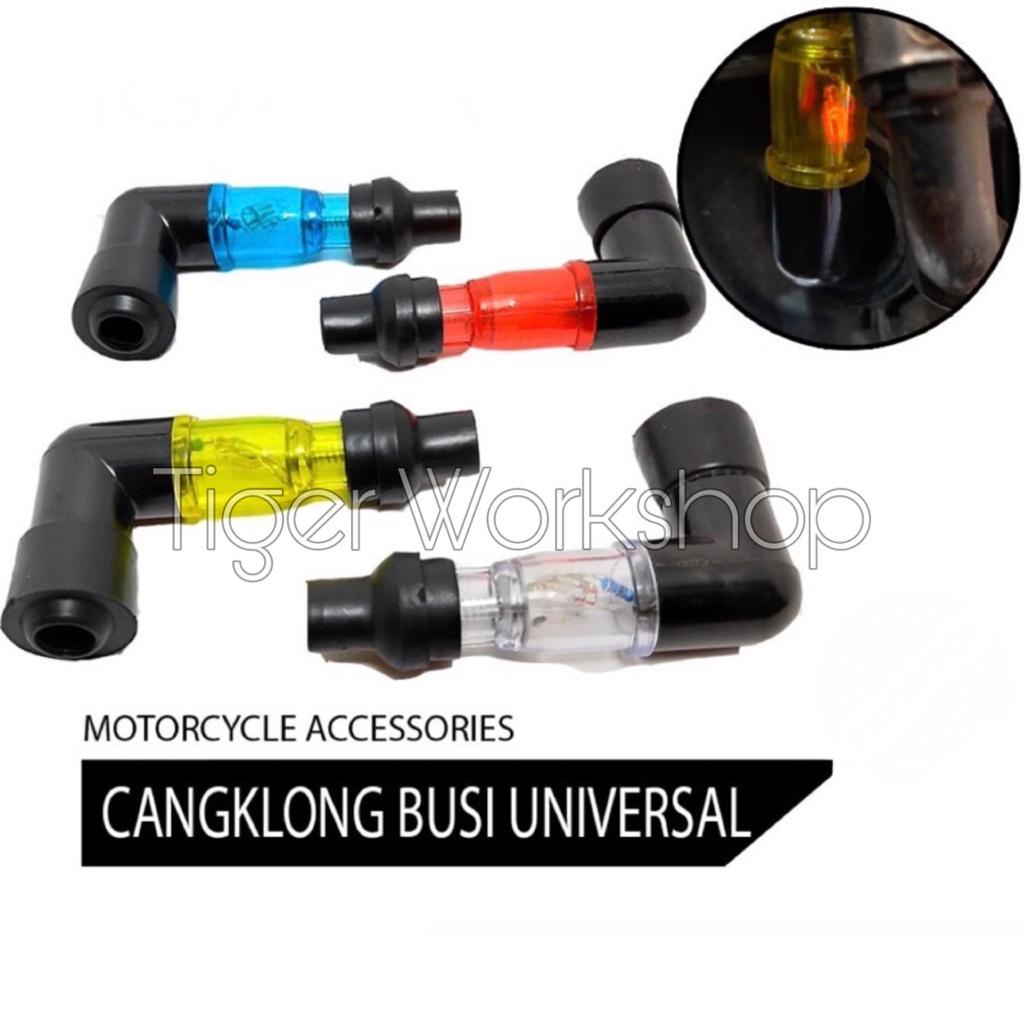 Tutup Busi Lampu Nyala Cangklong COP DOP BUSI Menyala Waterproof Tahan Air Universal