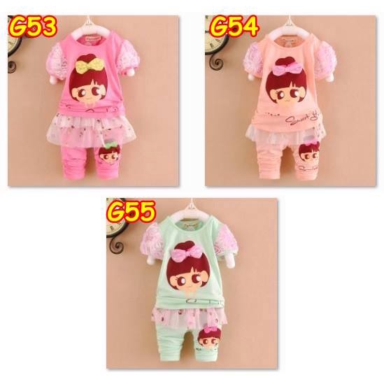 G53 / G54 / G55 BAJU SETELAN ANAK / FASHION GIRL