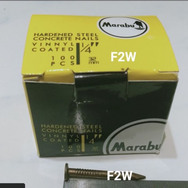 

PAKU BETON KUNING MARABU 1-1/4" PAKU BETON 1.25INCH 3CM