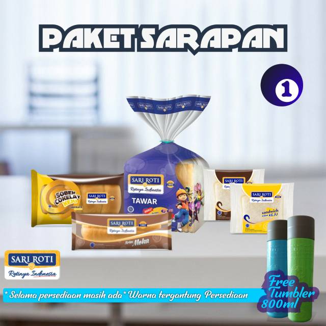 

SARI ROTI paket sarapan