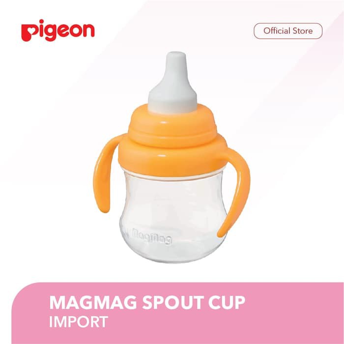Pigeon Mag Mag Spout Cup / Pigeon Magmag Impor Hanging Type WIth Wide Neck Nipple  - PG96