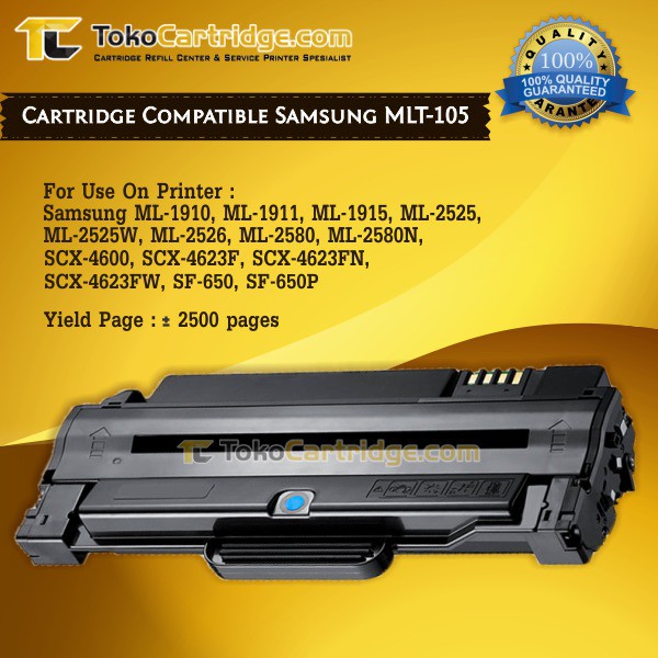 Cartridge Compatible Samsung MLT-105 MLT-D105L MLT-D105S MLT-D1052L MLT-D1052S, Printer Samsung