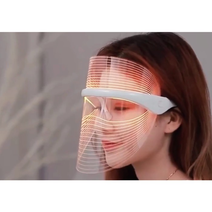 Face Shield 3 Color LED Mask Therapy sinar gamma korea rejuvenate skin