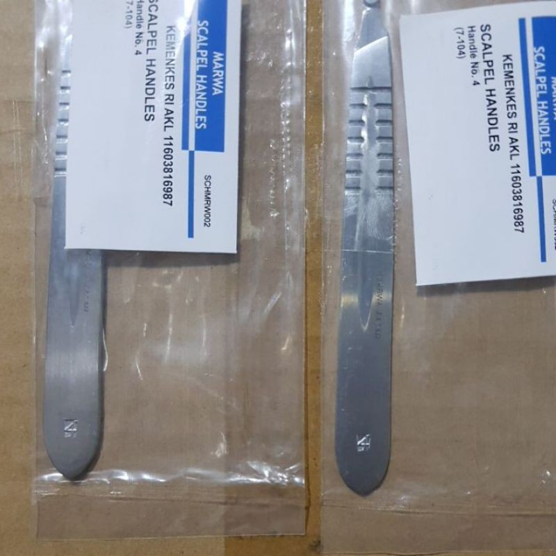 SCALPEL HANDLE No. 4 / Gagang Pisau no 4 / Scapel Handle