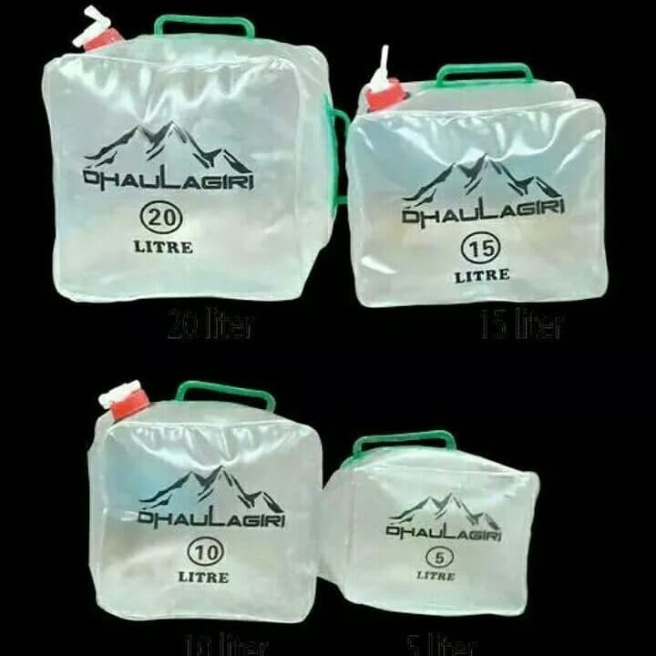 Jerigen Lipat Dhaulagiri Portable Water Tank Lipat Berbagai Ukuran