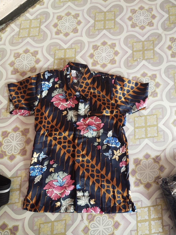 Kemeja Batik Anak Lengan Pendek Terbaru / Hem
