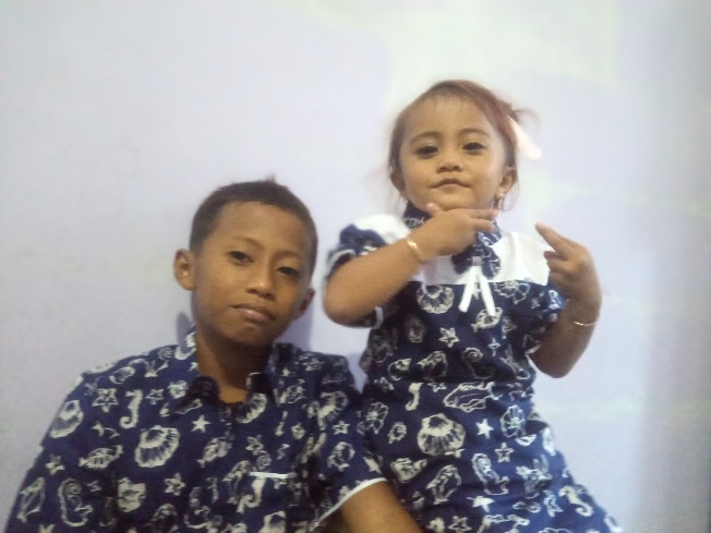 Batik Couple Anak Batik Anak Couple Kakak Adik Baju Warna Navy Biru Dongker