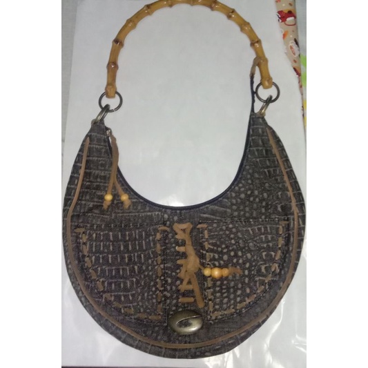 Preloved tas Guess denim