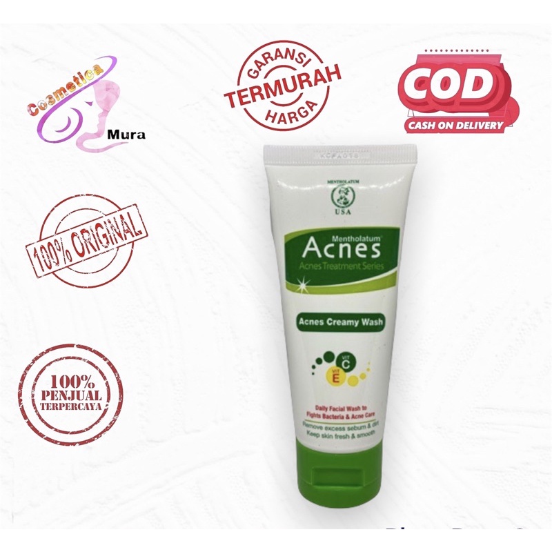 [ 50 gram ] ACNES CREAMY FOAM / sabun cuci muka acnes