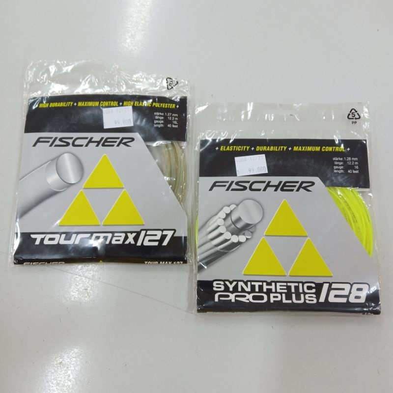 Senar snar string raket tenis tennis fischer fiscer tourmax 127 128 original asli