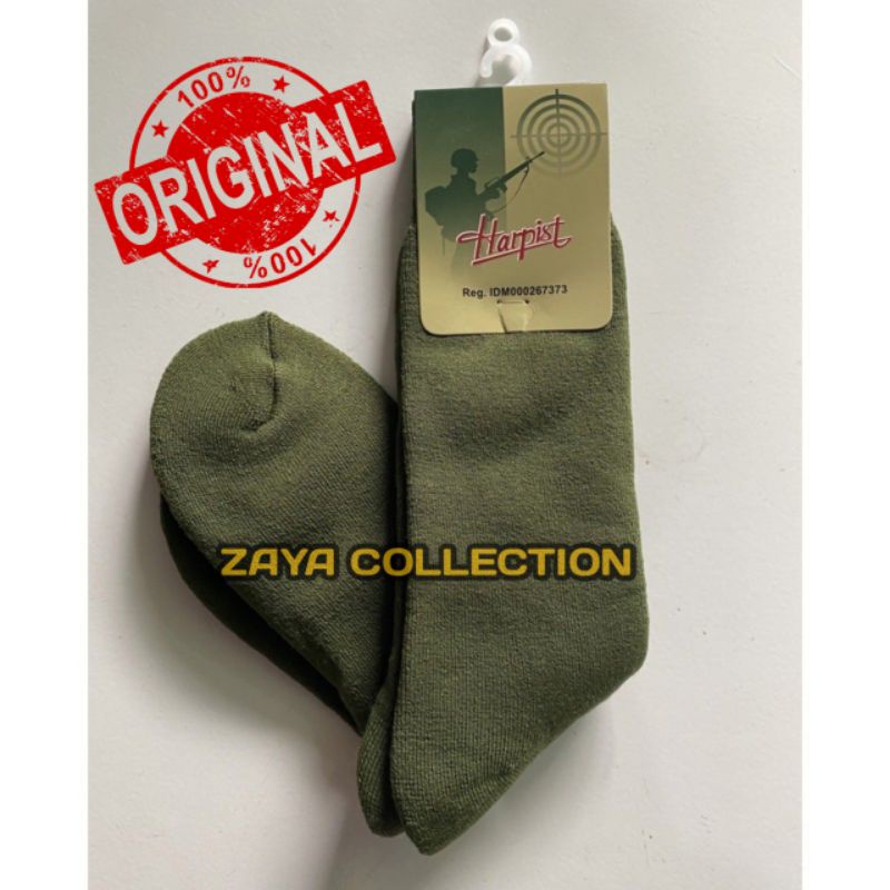 Kaos Kaki PDL Harpist Hijau - Kaos kaki PDL Hijau Tebal Harpist