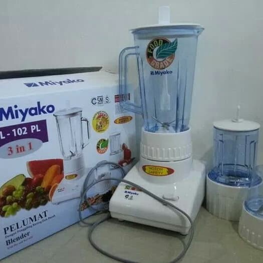 Blender Plastik 1 liter 3in1 - Miyako BL 102 pl/gs