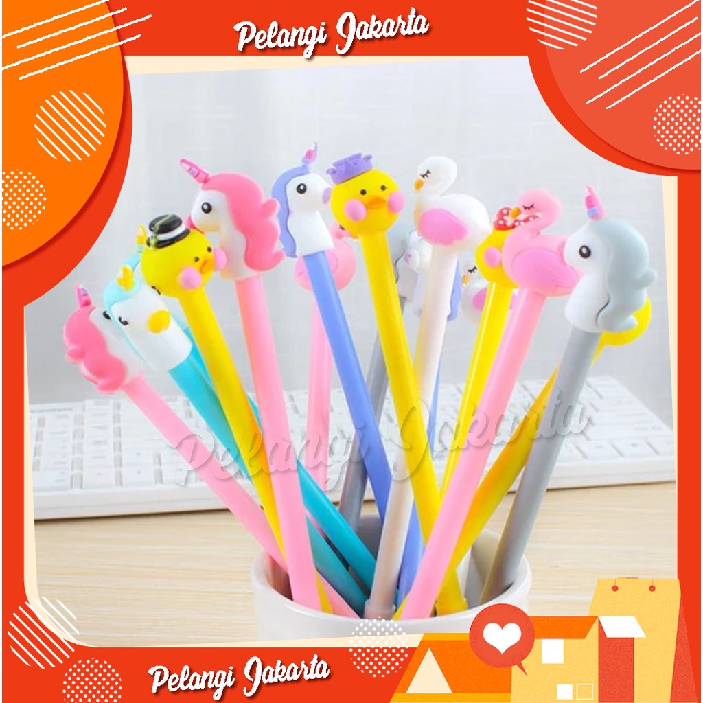 

12pc PULPEN LUCU PULPEN UNIK PULPEN ANAK