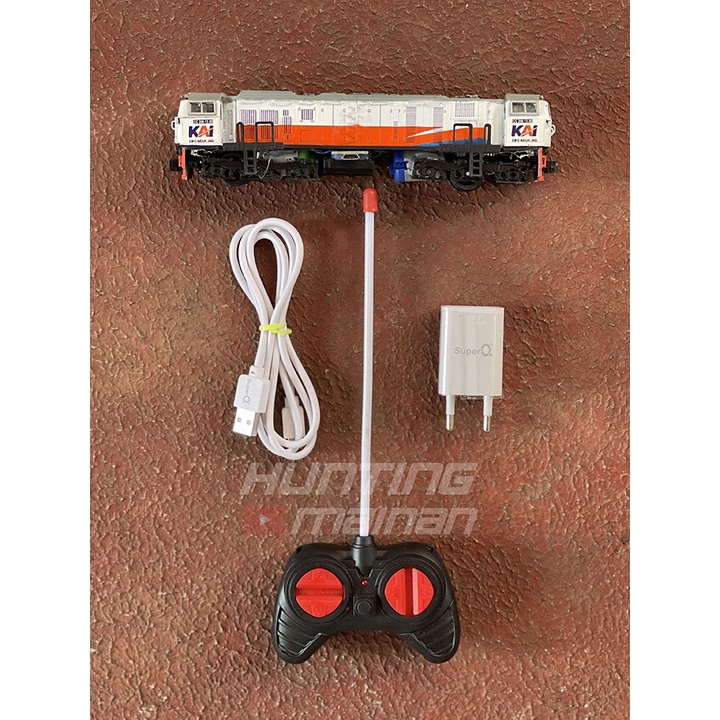 Mainan Kereta Api Remot Control Hunting Mainan | Lokomotif CC206 RC | Miniatur Kereta Api Indonesia