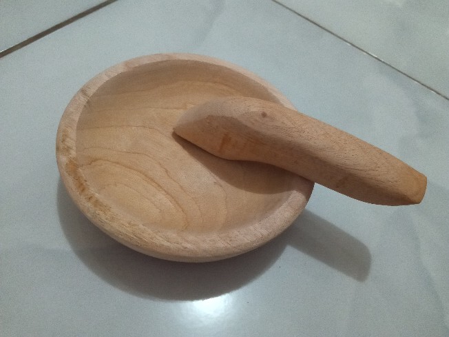Ulekan Kayu Mini / Cobek / Tempat Sambal