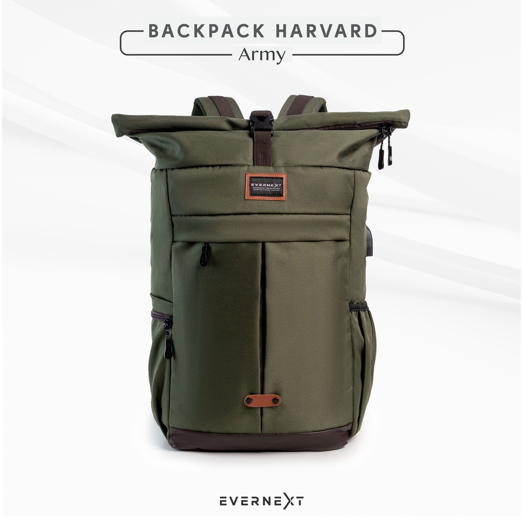 Tas Ransel Laptop IAC Absolute Harvard Backpack Up To 15 Inch - Tas Pria Tas Wanita Daypack - Sekolah Kuliah Kerja Ransel Punggung Kapasitas Besar