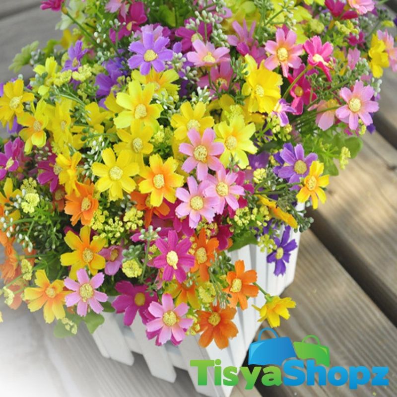 BUNGA CRYSANT / BUNGA KRISAN ARTIFICIAL / BUNGA PLASTIK CRISAN / BUNGA MAWAR