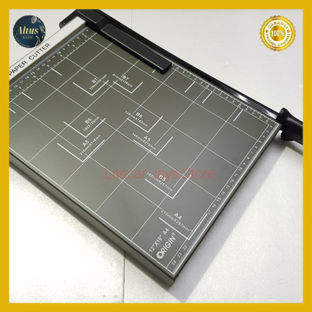 

Alat Pemotong Kertas Paper Cutter Origin A4 - Abu-abu