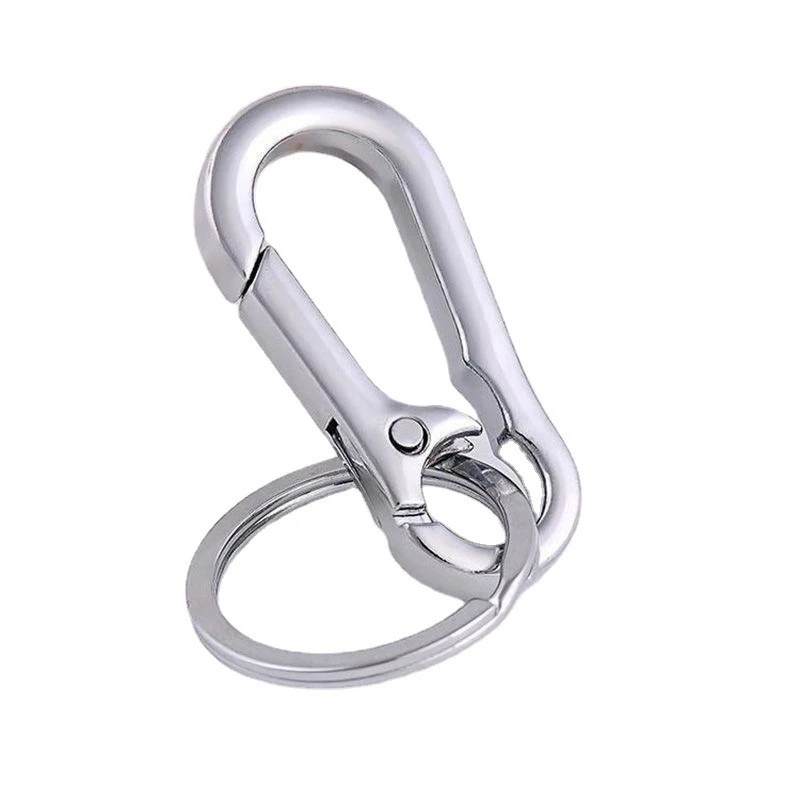 Gantungan Kunci Carabiner Anti Hilang Bahan metal Untuk Outdoor