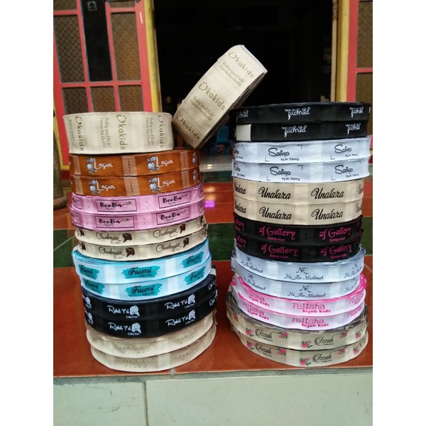 

Label Woven Bordir