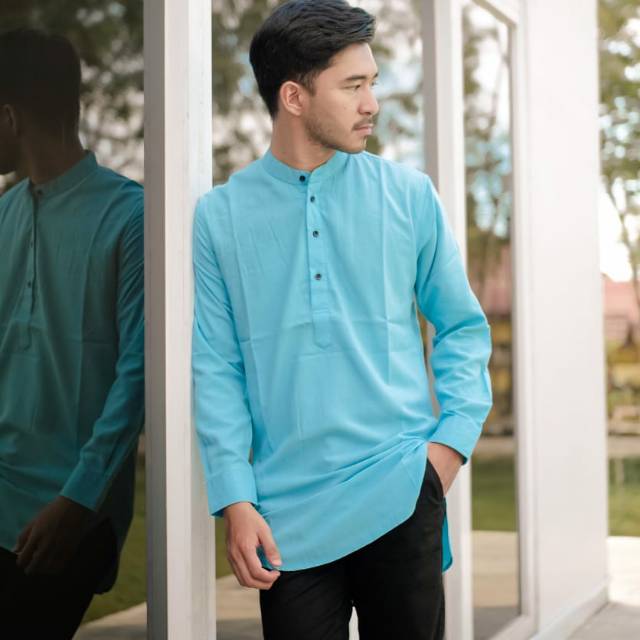 Baju Kurta Koko Muslim Toska Panjang
