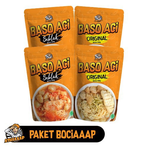

baso aci Ashiaaap Paket Bociaaap (Isi 4pcs) Baso Aci Seblak - Original Boci Pedas Bakso