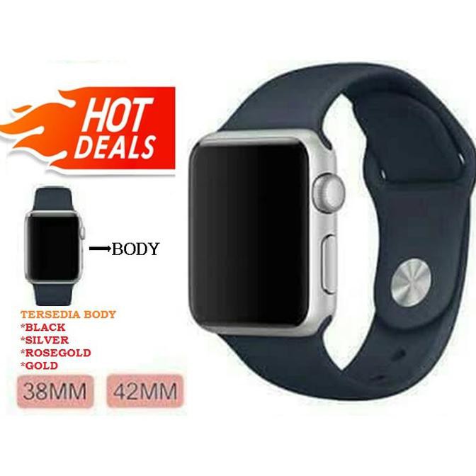 LED WATCH - JAM TANGAN APPLE WATCH IPHONE FASHION STRAP RUBBER LED 2807