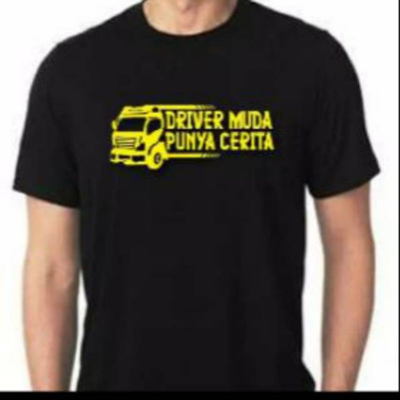 Kaos t-shirt driver muda | Kaos distro driver muda | Kaos pria driver muda