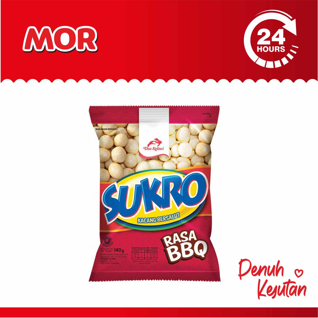 

DUA KELINCI SUKRO Bbq Kacang Bersalut Barbeque 95 gr