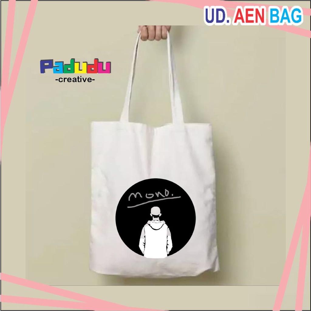 Tote Bag Vintage mono Resleting Aesthetic AENBAG