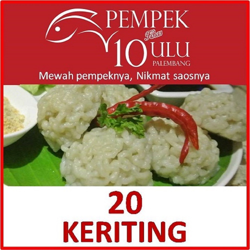 

Pempek 10 Ulu - 20 Keriting - P10U - Palembang