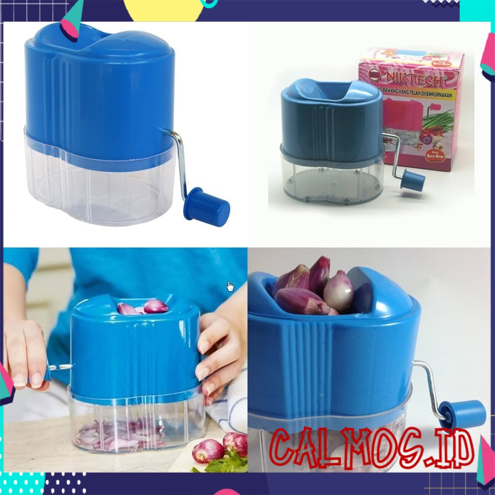 Pengiris Bawang NIKTECH Perajang Bawang Pemotong Bawang Pengupas Bawang Alat Iris Bawang Goreng