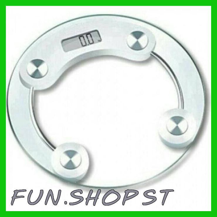 TIMBANGAN BADAN DIGITAL TRANSPARAN