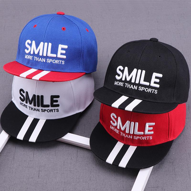 JOLIECOLLECTIONS.ID | TOPI ANAK FASHION HAT BORDIR TULISAN SMILE MORE THAN SPORTS UNISEX SNAP BACK-6
