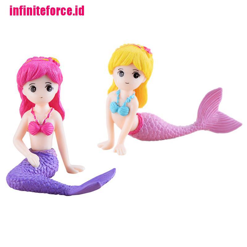 (Inx) Miniatur Mermaid Diy Untuk Dekorasi Rumah Boneka