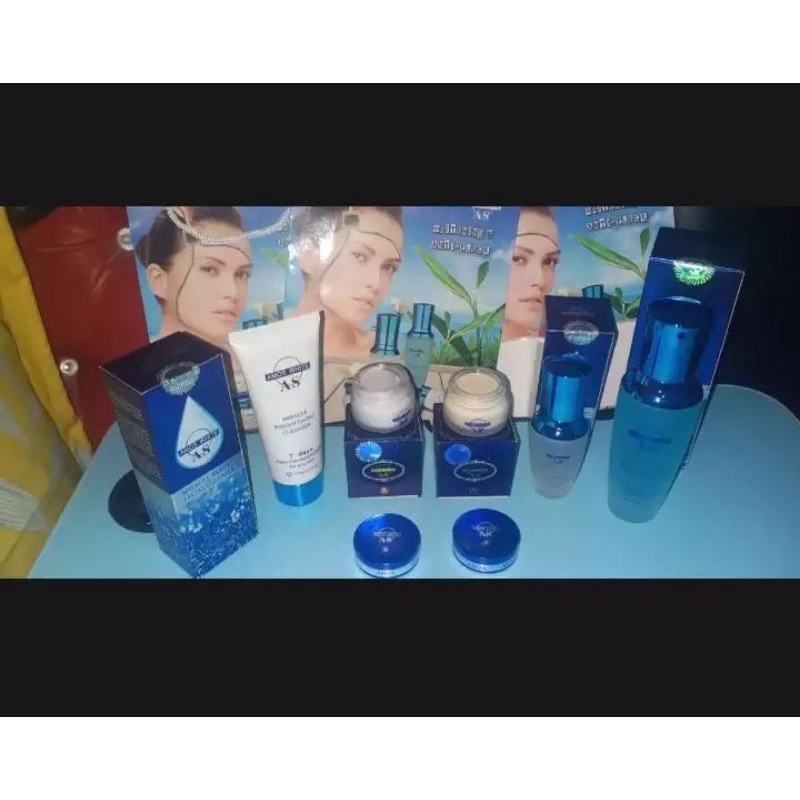 Amos 5 IN 1 Paket Lengkap Cream Day & Night(20gram) / Facial Cleanser / Toner / dan Serum
