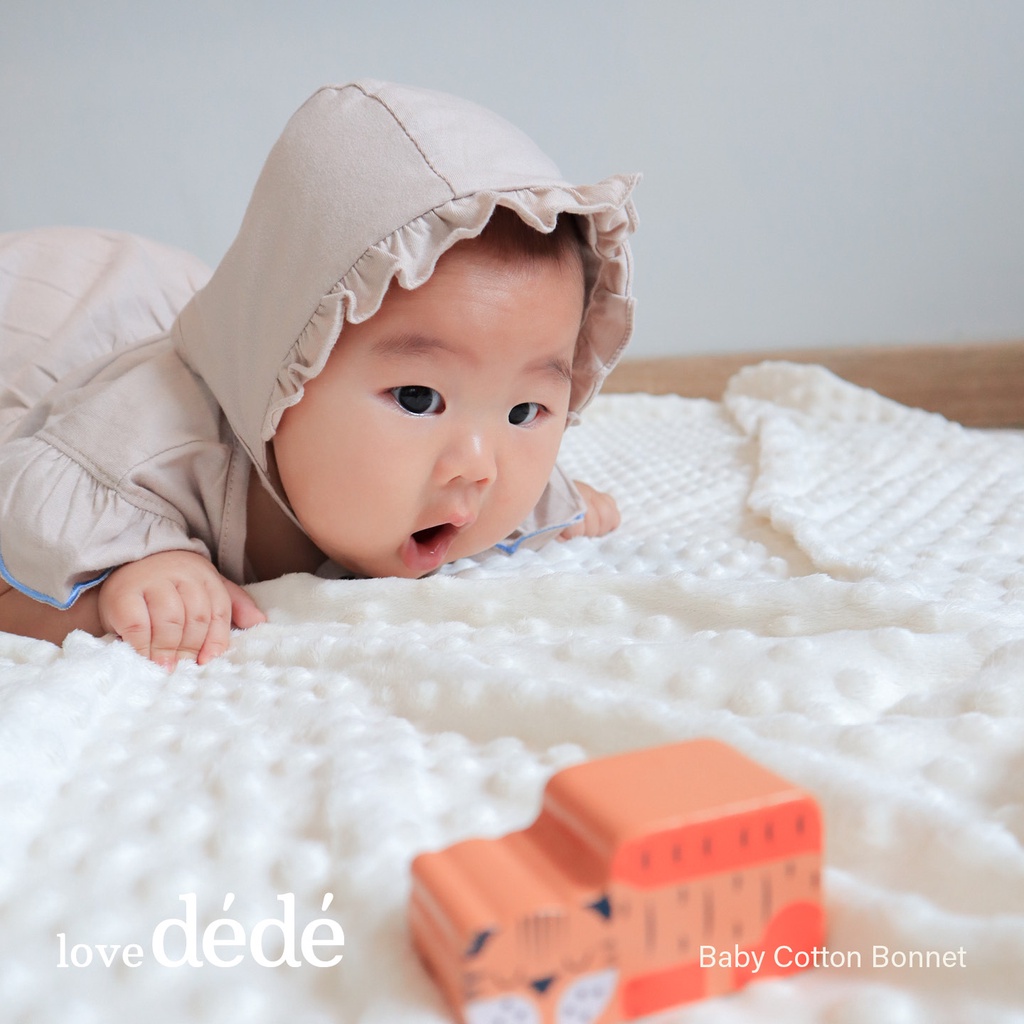 Topi Bonet Bordir Lovedede / KUPLUK BTMN TOPI Rajut Tebal kupluk bayi bayi anak